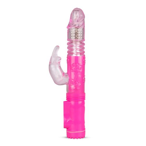 Rabbit vibrator EasyToys - ružičasti slika 4