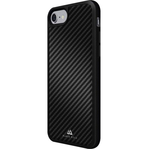 Black Rock Material Case Real Carbon stražnji poklopac za mobilni telefon Apple iPhone 6, iPhone 6S, iPhone 7, iPhone 8, iPhone SE (2. Generation), iPhone SE (3. Generation) crna slika 2