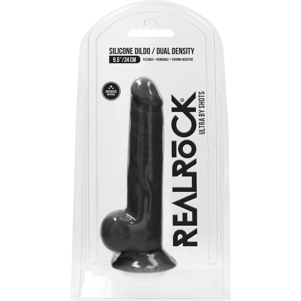 RealRock by Shots Silikonski dildo s kuglicama - 9 / 24 cm slika 2