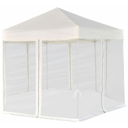 Heksagonalni Pop-Up Šator sa 6 Panela Krem Bijeli 3,6x3,1 m slika 17