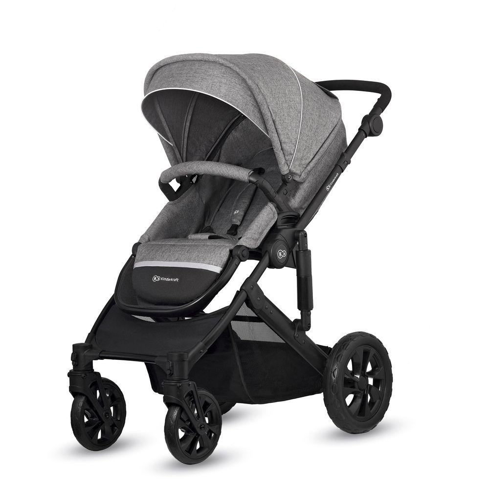 Kinderkraft kolica Prime Lite 3u1, siva slika 7