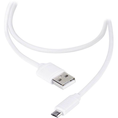 Vivanco USB kabel USB 2.0 USB-A utikač, USB-Micro-B utikač 1.20 m bijela  36252 slika 1