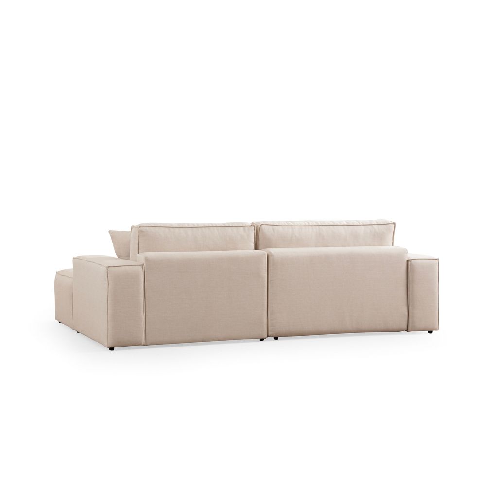 Pırlo Kutni Sofa na Razvlačenje - Ecru slika 7