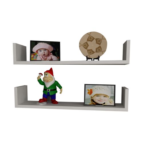 Iris - White White Wall Shelf slika 3