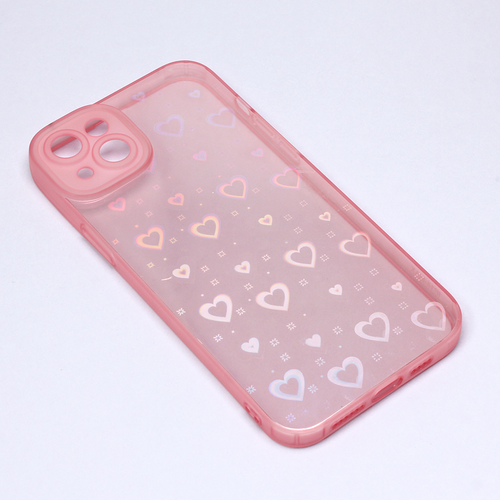 Maska Heart Color IMD za iPhone 14 Plus 6.7 roze slika 1