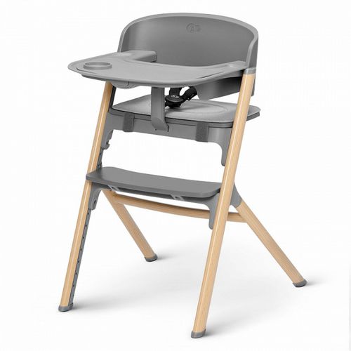 Kinderkraft stolica za hranjenje Igee wood slika 1