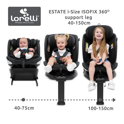 LORELLI ESTATE autosjedalica i-Size ISOFIX s potporom za nogu 360°, Green slika 12