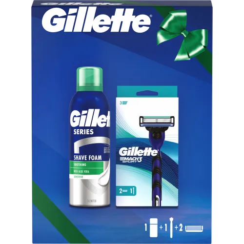 Gillette poklon paket (Xmas M3 2UP+PJENA 200ML) slika 1