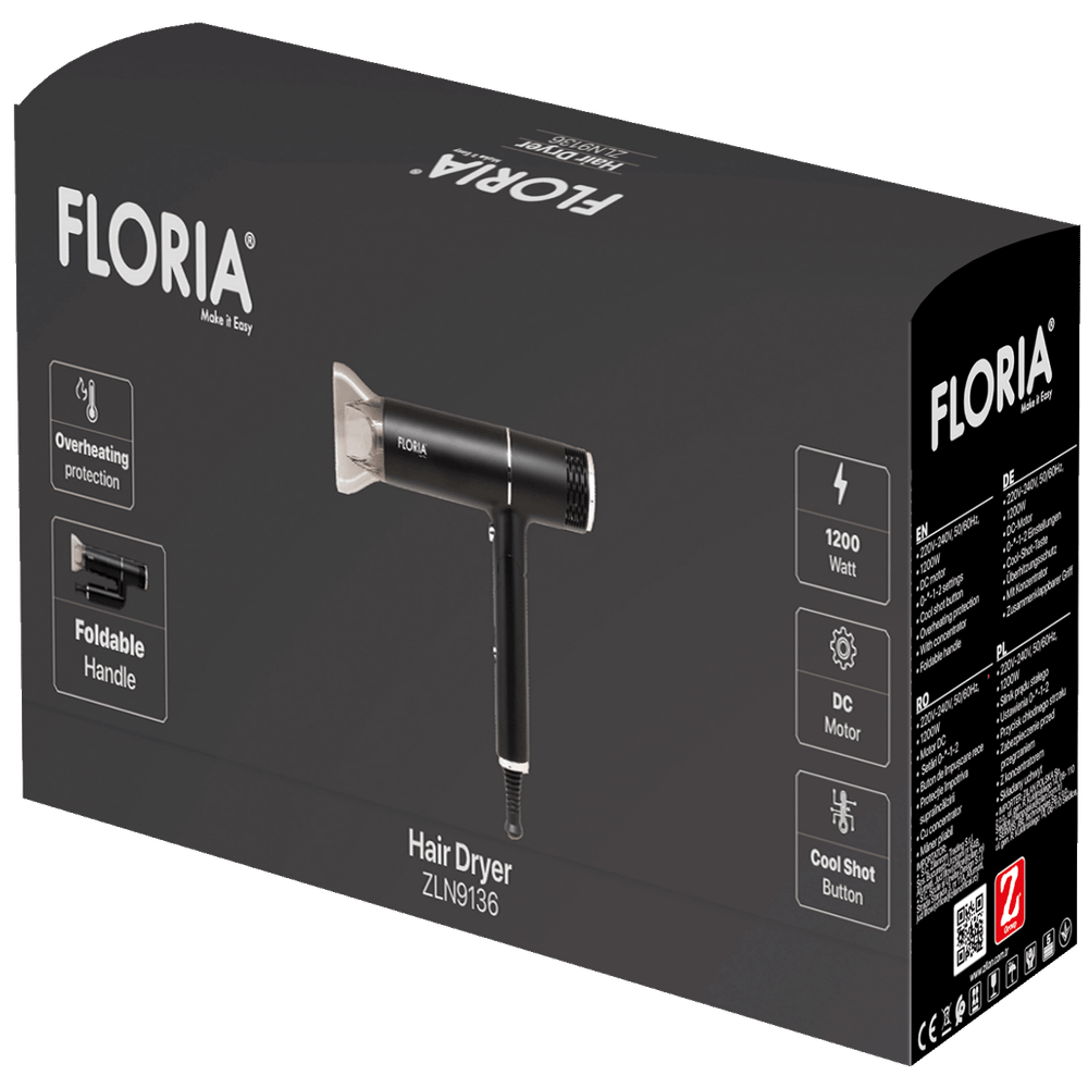 Floria Fen za kosu, 1200W - ZLN9136 slika 3