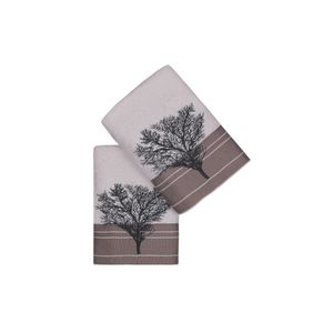 Colourful Cotton Set ručnika za brisanje ruku (2 komada), Infinity - White