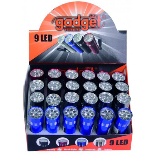 Baterijska lampa 9 Led 1/24 pak BS 904601 cena za 1kom slika 2