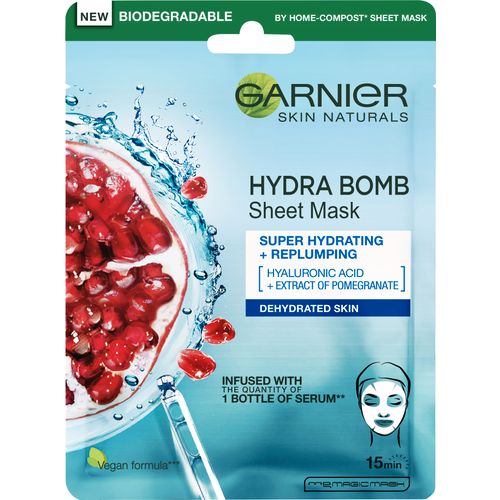 Garnier Skin Naturals Tissue Mask Moisture + Aqua Bomb maska za lice 28g slika 1