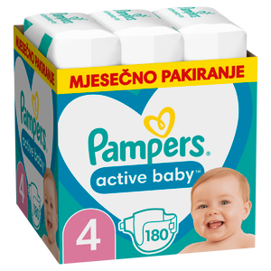 Pampers Active baby pelene mjesečno pakovanje