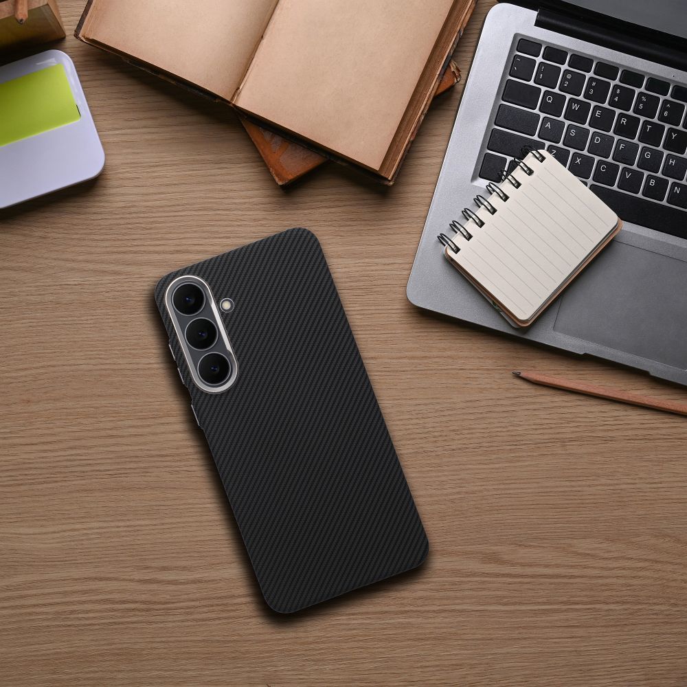 KEVLAR futrola kompatibilna s MagSafe-om za SAMSUNG GALAXY A57 crna slika 3