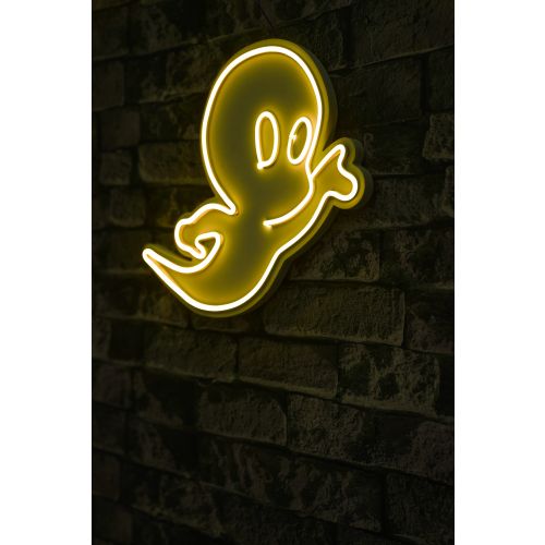 Wallity Ukrasna plastična LED rasvjeta, Casper The Friendly Ghost - Yellow slika 1