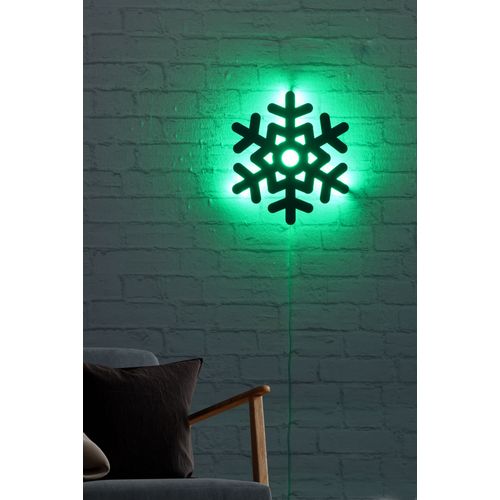 Wallity Ukrasna LED rasvjeta, Snowflake 2 - Green slika 3