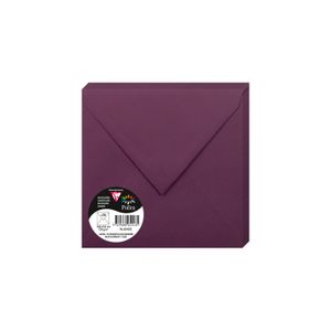 Clairefontaine kuverte Pollen 165x165mm 120gr blackcurrant 1/20