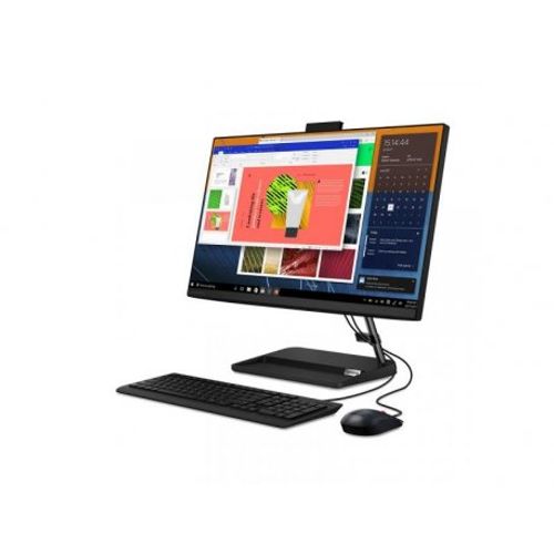 Lenovo F0GJ00M8RI IdeaCentre 3 27IAP7 All In One (Black) i5-12450H 8-Core (4P+4E) 2.0-4.4GHz/12MB, 16GB DDR4, 1TB-SSD-NVMe, 27" FHD 1920x1080 IPS, Intel UHD Graphics, WebCam 5.0MP, GigaLan, WiFi AX, BT5.1, HDMI, Audio Harman, USB Keyboard+Mouse, DOS slika 1