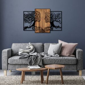 Wallity Tree Love - 312 Black
Walnut Decorative Wooden Wall Accessory