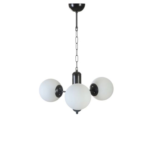 Bankok 3 Lü Siyah Beyaz Camlı Avize Black
White Chandelier slika 3