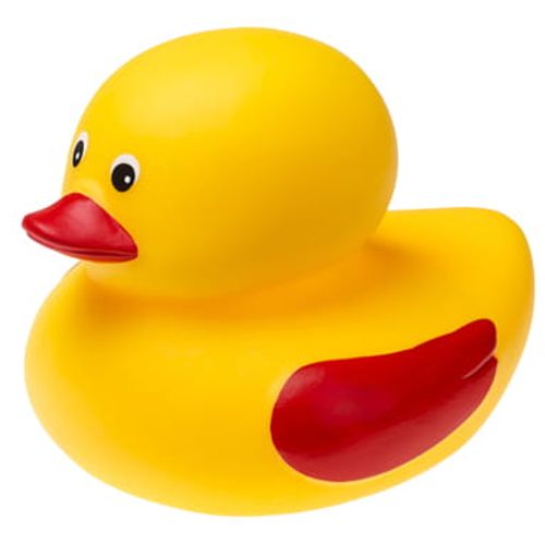 Tullo gumena patkica za kupanje bez rupe žuto-crvena slika 1