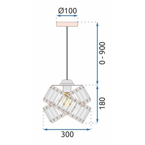 TOOLIGHT Kristalni Luster APP1105-1CP slika 10