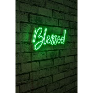 Wallity Ukrasna plastična LED rasvjeta, Blessed - Green