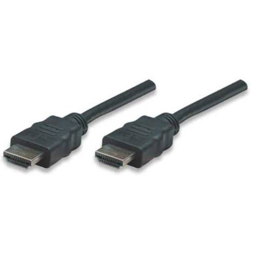 Manhattan HDMI priključni kabel HDMI A utikač, HDMI A utikač 1.00 m crna 308816 high speed  HDMI HDMI kabel slika 3