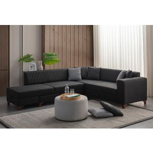 Ugaona Sofa West Left - boja: antracit