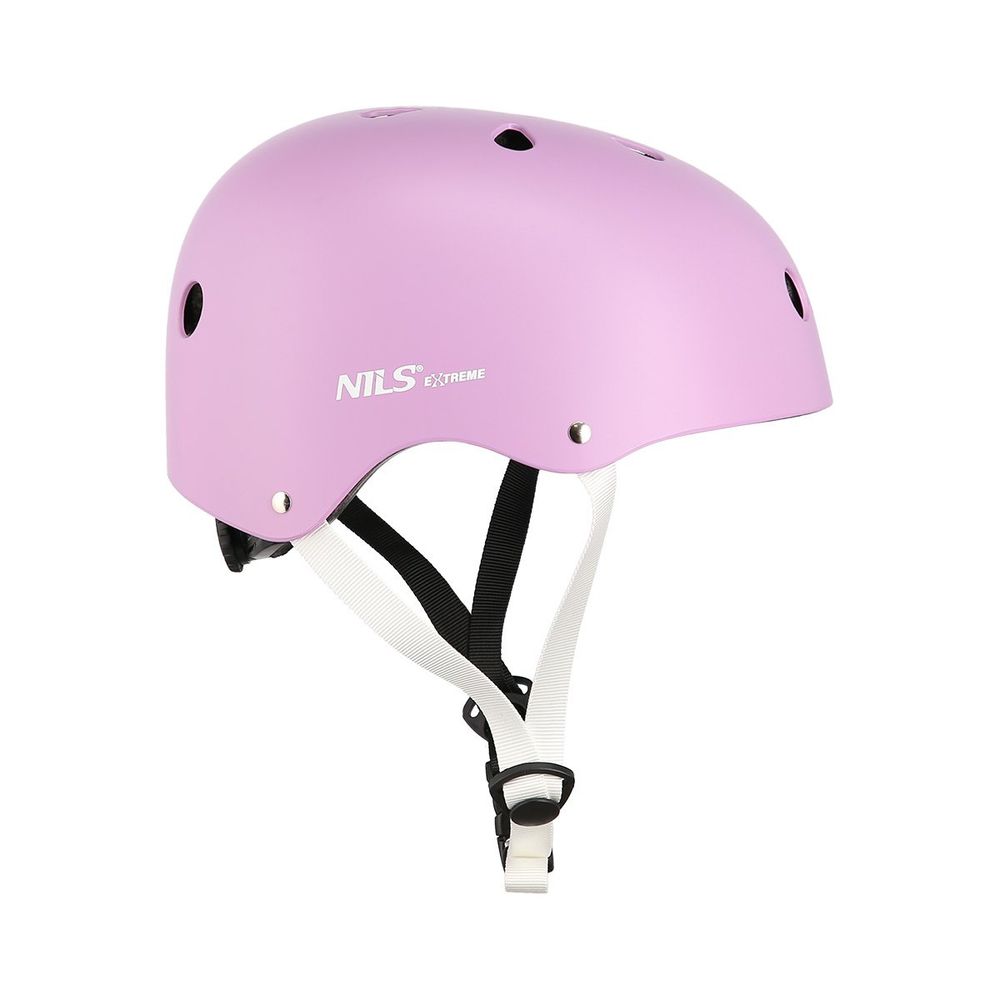 Nils Extreme kaciga ljubičasta veličina XS 48–52 cm slika 3
