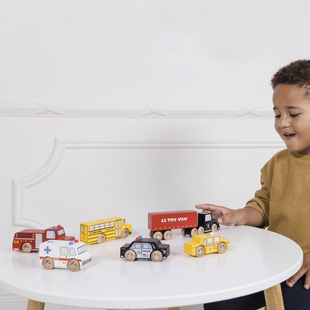 Le Toy Van Set drvenih autića New York slika 3