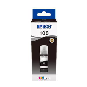EPSON Tinta EcoTank 108 Black, C13T09C14A