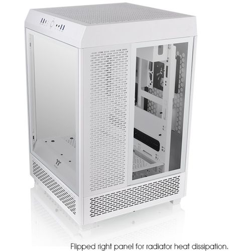 Thermaltake The Tower 500 SnowMid tower case, TG, bijela, 2x Standard 120mm fan slika 2