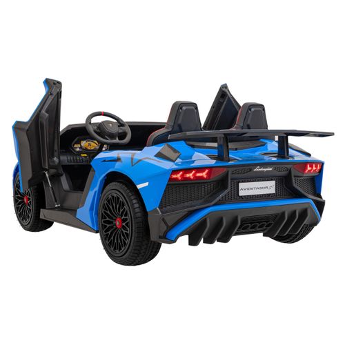 Licencirani auto na akumulator Lamborghini Aventador SV STRONG - dvosjed - plavi slika 7