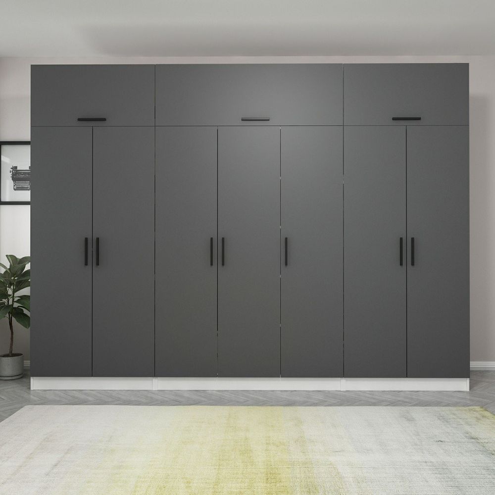 Kale - 5150 Anthracite Bijela Garderoba slika 2