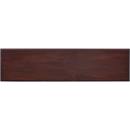 Konzolni stol klasični smeđi 120 cm od masivnog drva mahagonija slika 5