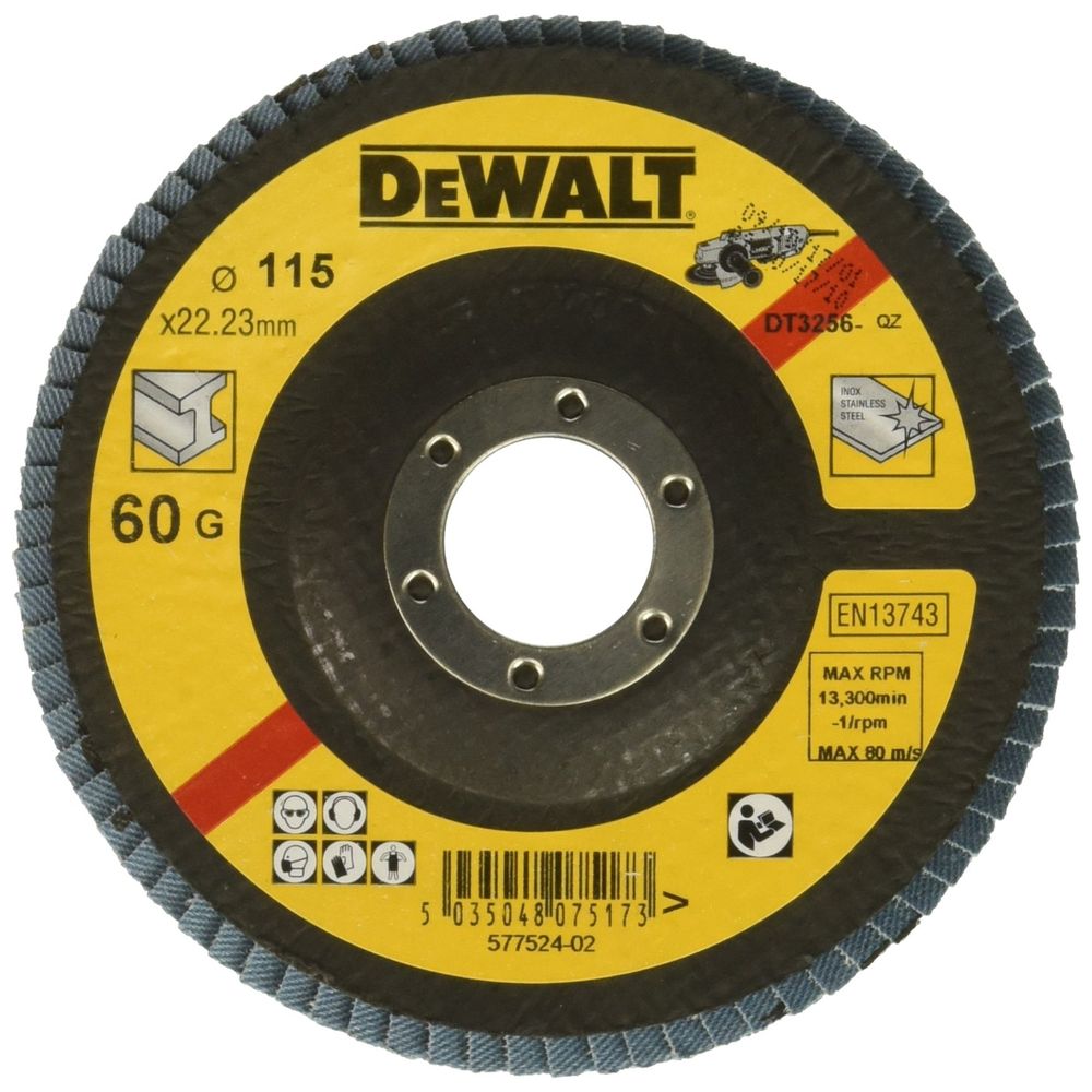 BRUSNA PLOČA 115MM G60 1 KOM Dewalt DT3256 slika 1