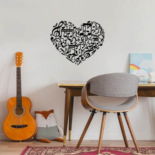 Wallity Metalna zidna dekoracija, Musical Love - 507 slika 3