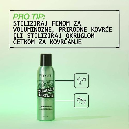 Redken Styling by Redken Touchable Texture Spray 200ml slika 7