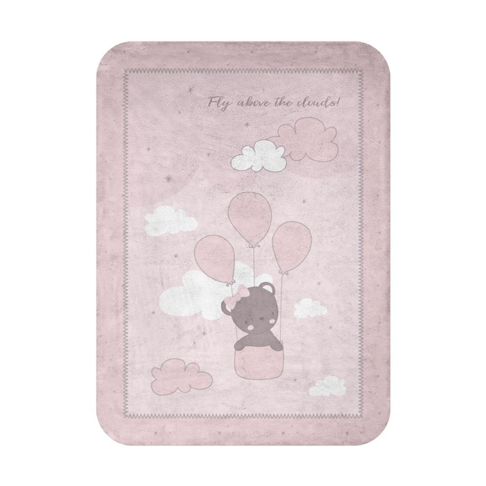 Kikka Boo Super mekana dekica Dream Big 80x110cm, Pink slika 1