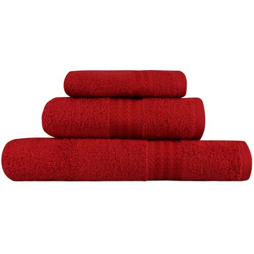 Colourful Cotton Set ručnika RED, u poklon kutiji, 3 komada, Rainbow - Red slika 2