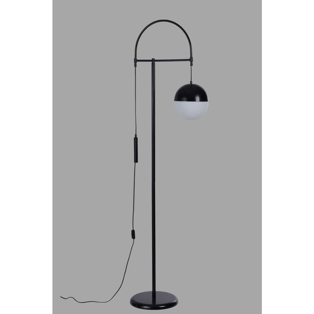 Opviq Podna lampa 876, bijela, crna slika 4