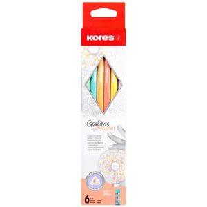 Kores Olovka grafitna 6/1 sa gum. PASTEL