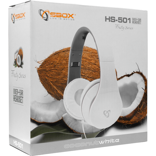 SBOX slušalice HS-501 bijele  slika 7