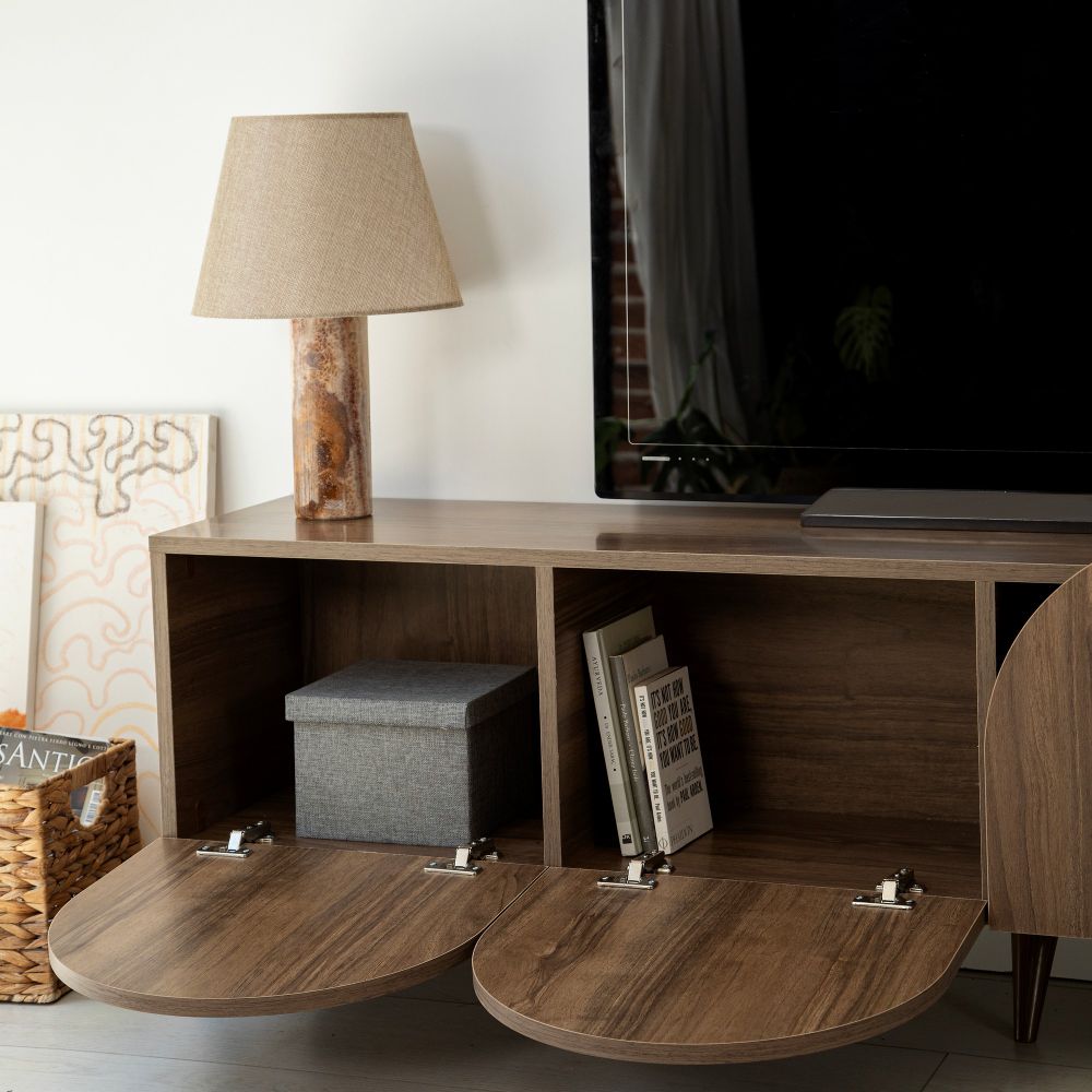 TV Stalak 'Mesta - Walnut v2' od Oraha slika 6