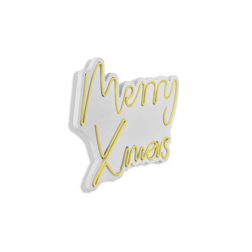 Wallity Ukrasna plastična LED rasvjeta, Merry Christmas - Yellow slika 16