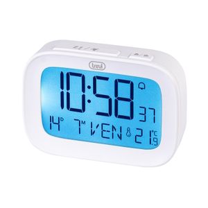 TREVI budilica, termometar, digitalni display, snooze, bijeli SLD 3850