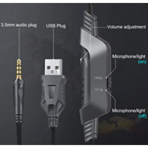 Slušalice PS4/ Xbox One/ Nintendo Switch Onikuma K6 slika 3