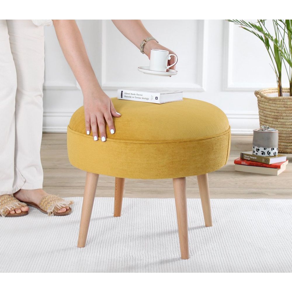 Romley - Žuti Pouf slika 2