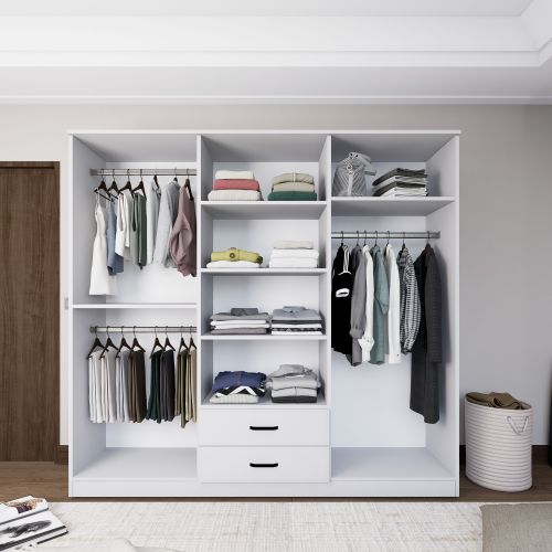 Yaman 1600-63 Matte White Wardrobe slika 5